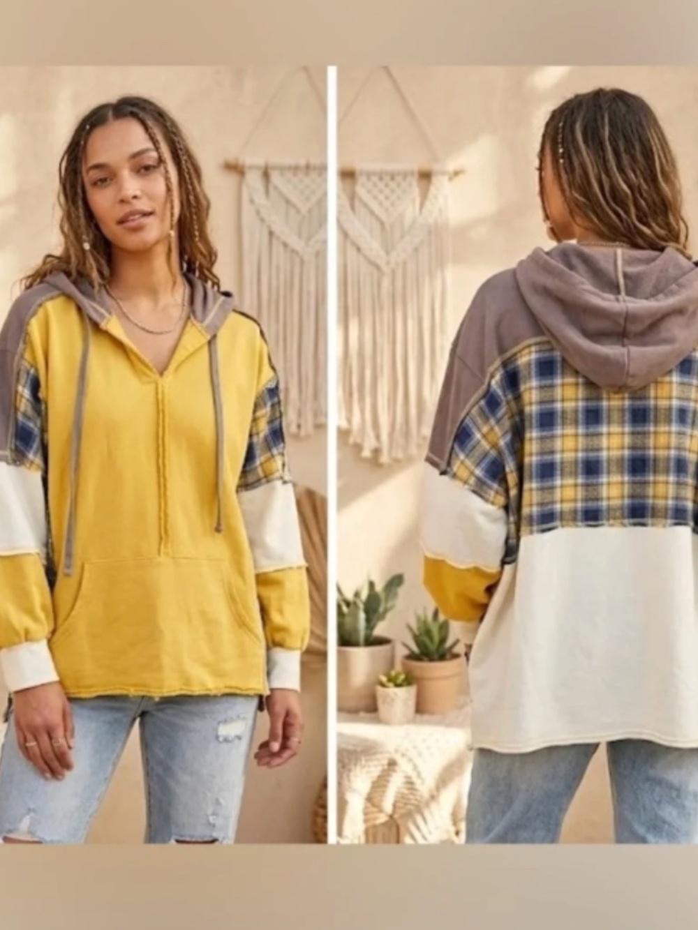 NWT, Hoodie from Blue Velvet, Medium (Oversized)